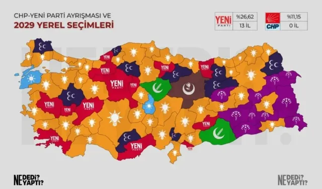 CHP-Yeni Parti ayrışması seçim haritasını değiştirebilir: 35 il el değiştiriyor