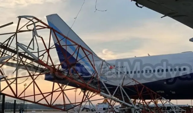 Antalya Havalimanı'nda hasar gören radar direği yeniden hizmette