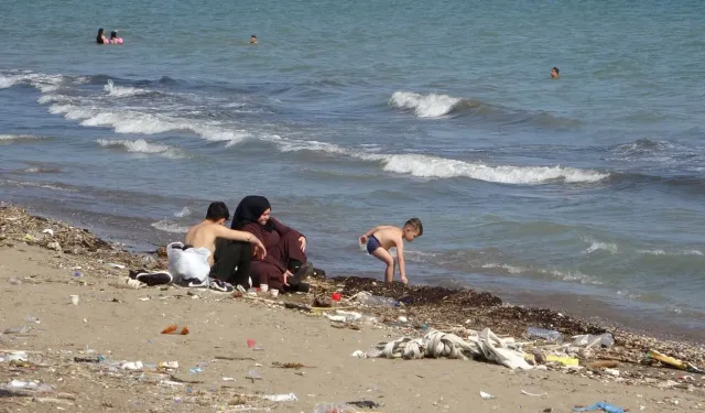 Mersin sahillerinde dikkat çeken kirlilik!