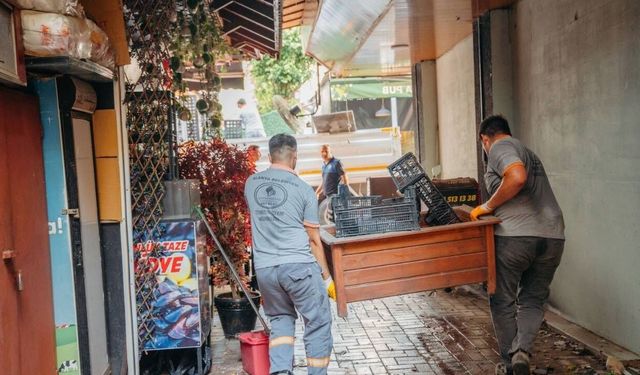 Alanya’nın kalbi temizleniyor! Çarşıda kapsamlı çalışma