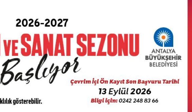 İSMAİL BAHA SÜRELSAN EĞİTİM VE SANAT SEZONU ÖN KAYIT DUYURUSU