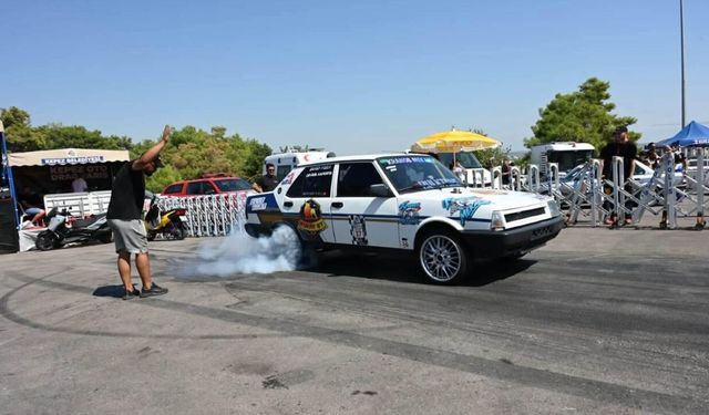 Kepez’de yarışçılar tozu dumana kattı
