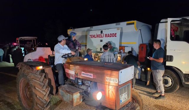 Antalya’daki yangında dikkat çeken dayanışma! Kocagöz’den çiftçilere mazot desteği