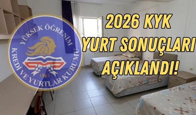 GSB, 2026 KYK yurt sonuçlarını açıkladı!