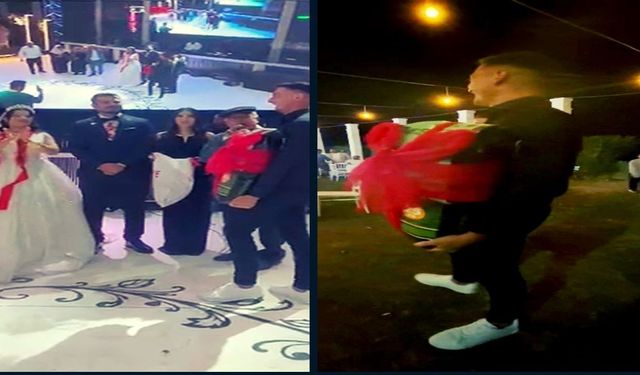 Akıma Antalya’da katıldı! Düğünde sıra dışı hediye