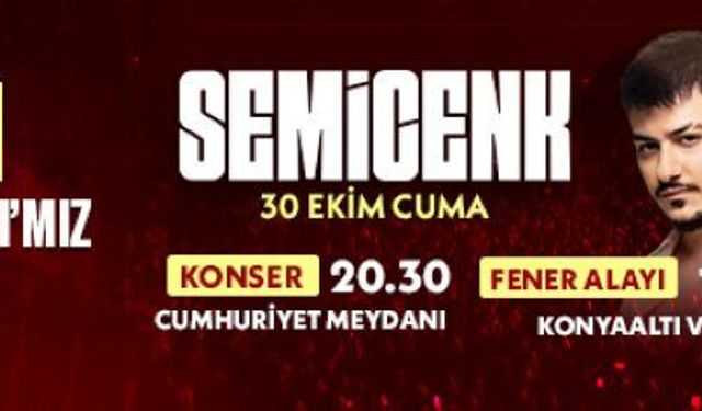 ANTALYA BÜYÜKŞEHİR BELEDİYESİ CUMHURİYET BAYRAMI FENER ALAYI VE KONSER DUYURUSU