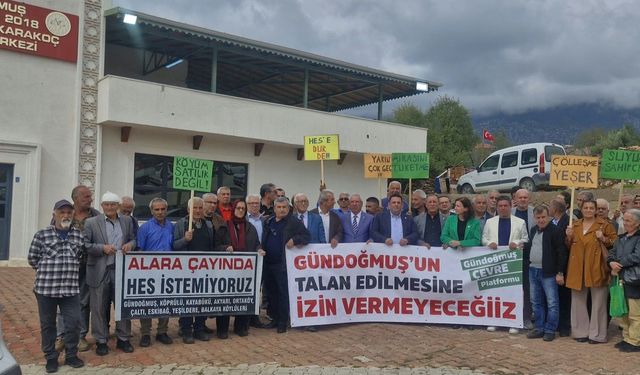 Gündoğmuş’ta Alara Çayı için HES tepkisi: “Alara’nın canını alarak enerji üretemezsiniz!”