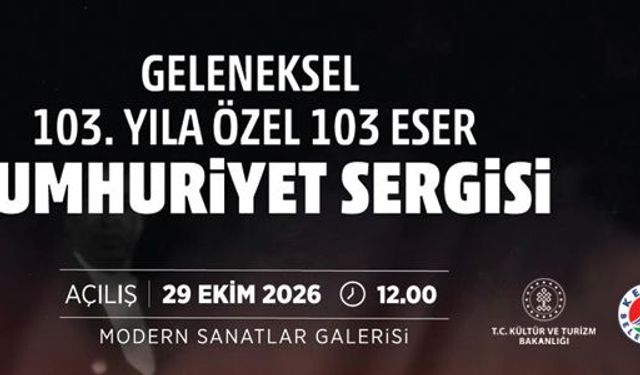 KEPEZ BELEDİYESİ GELENEKSEL 103. YILA ÖZEL 103 ESER CUMHURİYET SERGİSİ