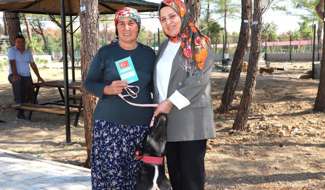 Aksu’da yangından kurtulan Kopi yeni yuvasına kavuştu