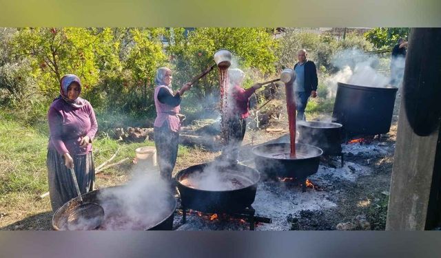 Mersin'de nar ekşisi mesaisi başladı: Her damlası emek istiyor