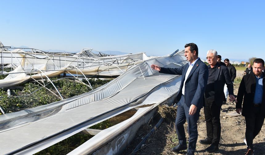 Aksu’yu ziyaret eden CHP’li Adem: Sığırı bırakın çiftçiye destek verin