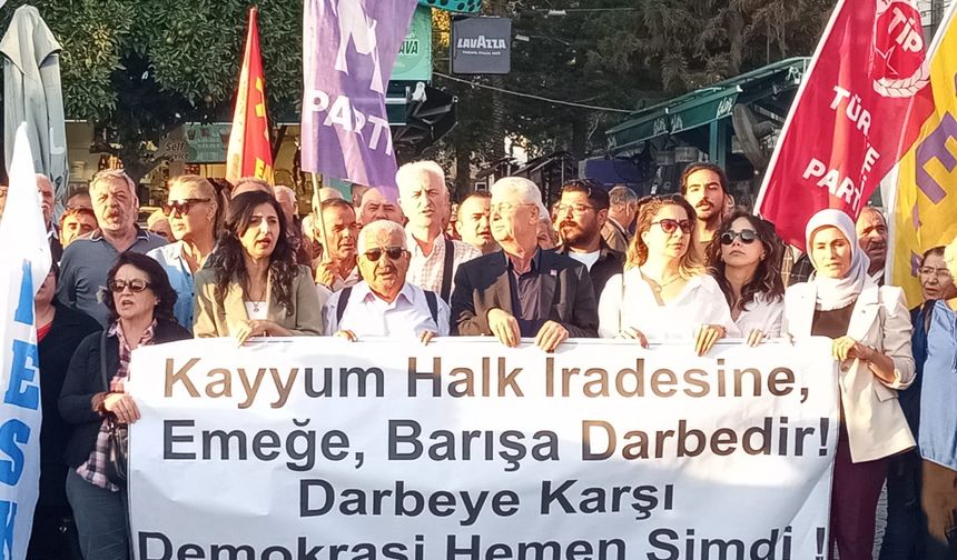 Antalya’dan kayyuma itiraz! “Darbeye ve kayyuma teslim olmayacağız”