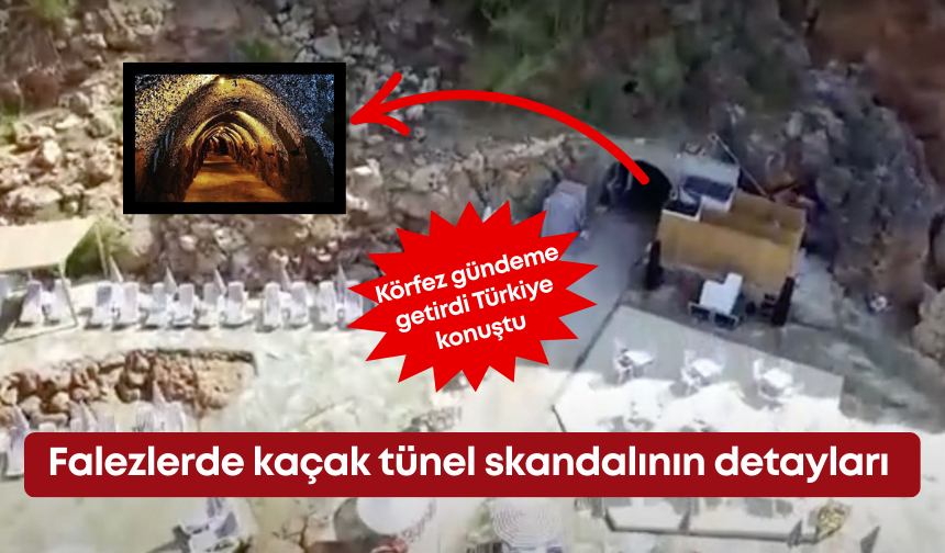 Körfez gündeme getirdi Türkiye konuştu: Falezlerde kaçak tünel skandalının detayları