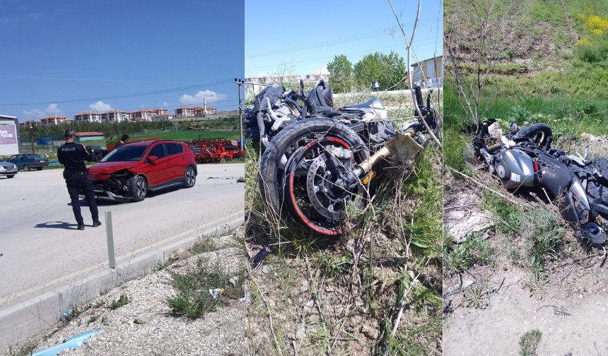 Burdur'da trafik kazası, 22 yaşındaki genci hayattan kopardı