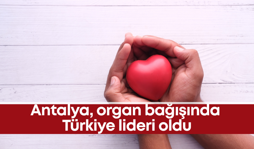 Antalya, organ bağışında Türkiye lideri oldu