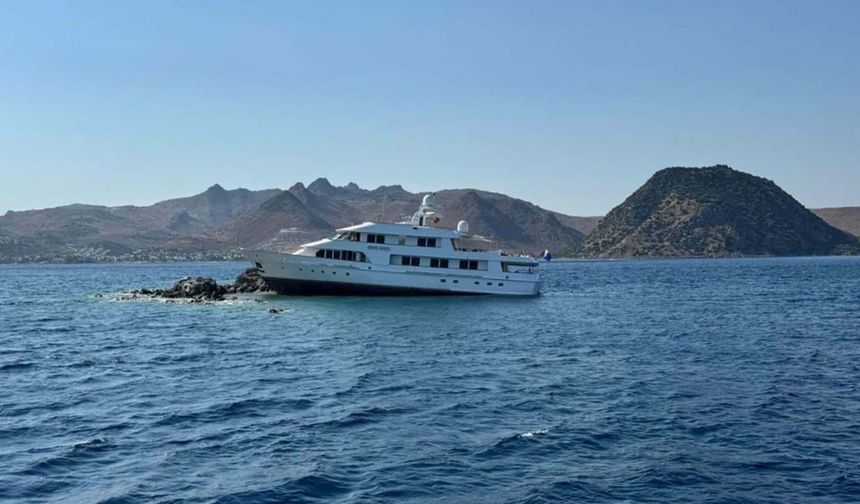 Bodrum Aspat Kalesi açıklarında nefes kesen kurtarma çalışması!