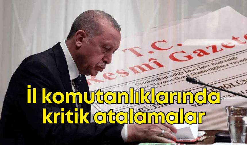 Yeni rütbe ve atamalar Resmi Gazete'de yayımlandı
