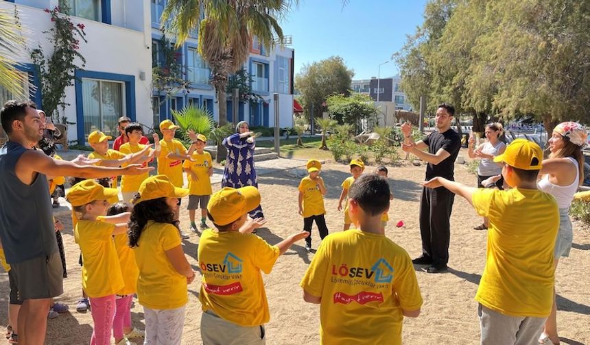 LÖSEV'in tatil köyü, lösemiyi yenen çocuklara moral oldu