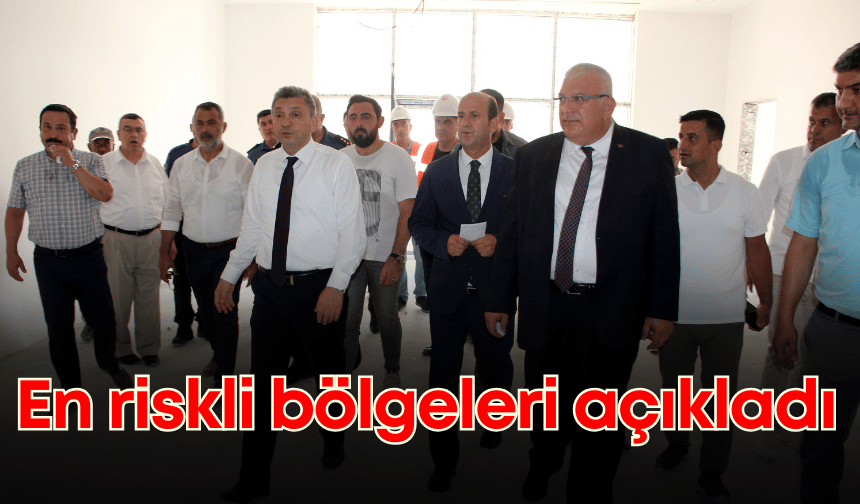 Vali Hulusi Şahin Antalya’nın en riskli ilçelerini açıkladı