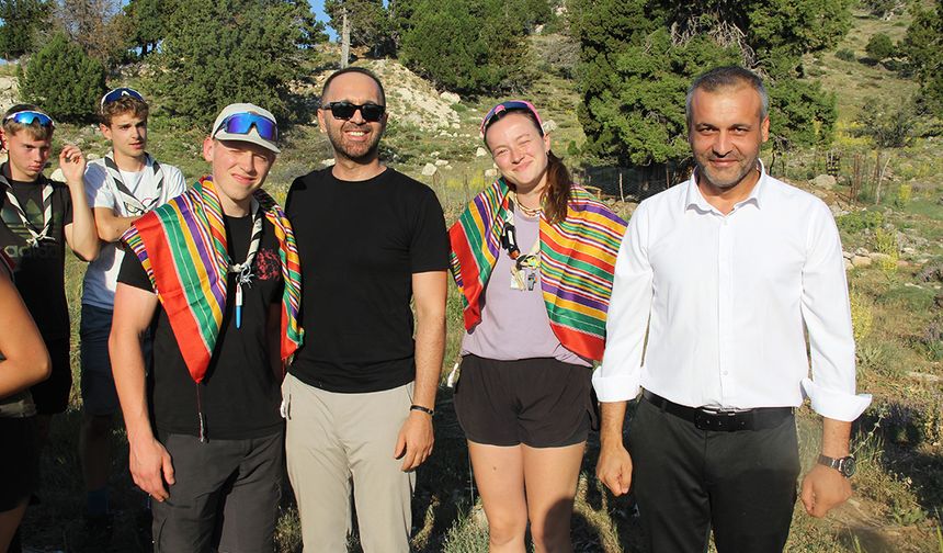 Belçikalı öğrenciler, Antalya'da Yörük kültürüne tanıklık etti