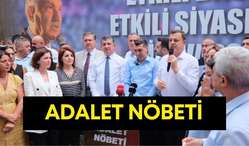 CHP Antalya milletvekilleri Adana’da ‘Adalet Nöbetinde’