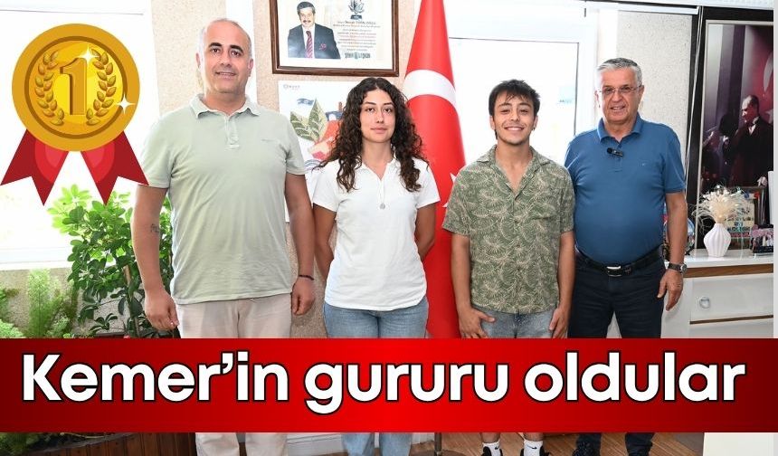 Kemer'in gururu oldular