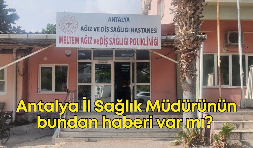 Antalya’da kamu hastanesinin tuvaleti pes dedirtti!