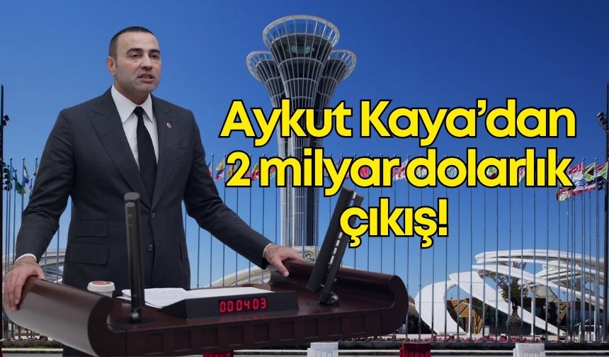 Aykut Kaya, kavşaklarla övünen AKP'ye EXPO alanını sordu
