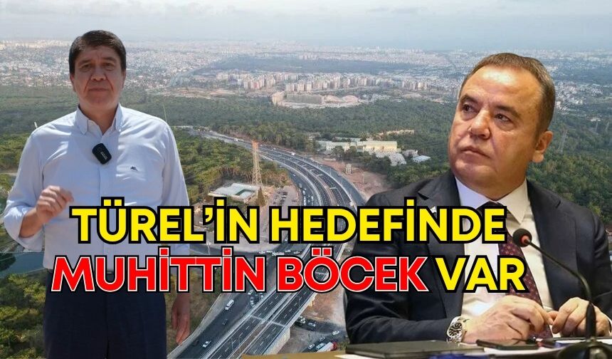 Köprülü kavşak hizmete girdi Türel coştu! Hedefinde Böcek var