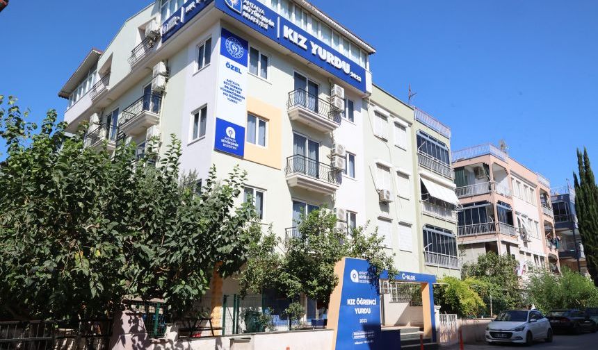 Antalya Büyükşehir Belediyesi’nin yurtları öğrencilerin gözdesi oldu