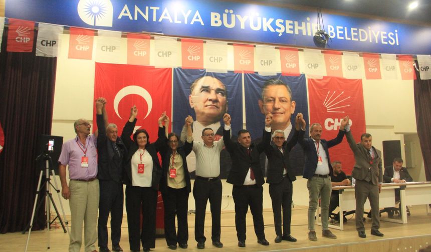 CHP Gündoğmuş’ta coşkulu kongre
