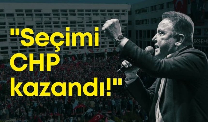 Muhittin Böcek: "Seçimi CHP kazandı!"