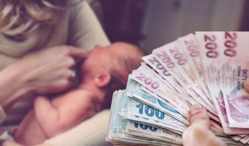 Doğum yardımı ödemeleri hesaplarda: 558 bin anneye 5,8 milyar lira destek