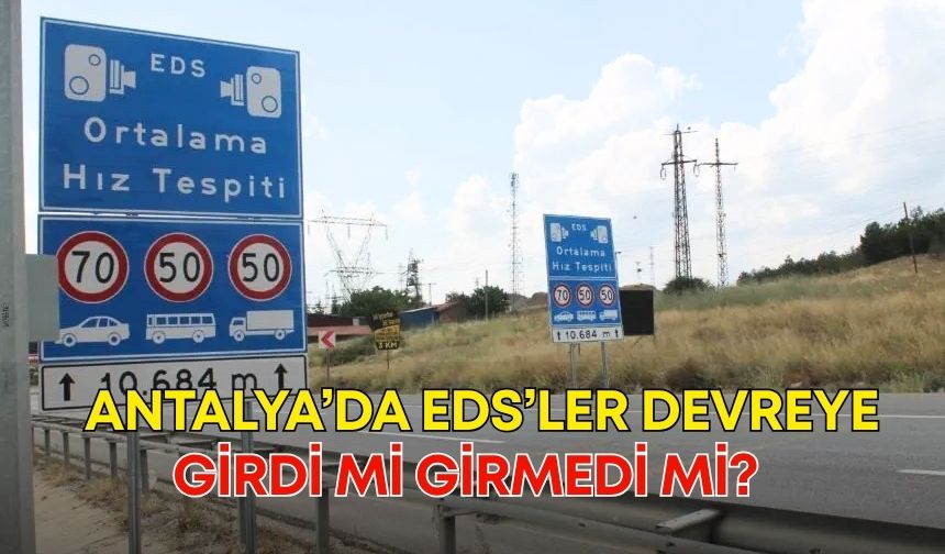 Antalya’da EDS’ler devreye girdi mi girmedi mi? Bu görüntü kafa karıştırdı
