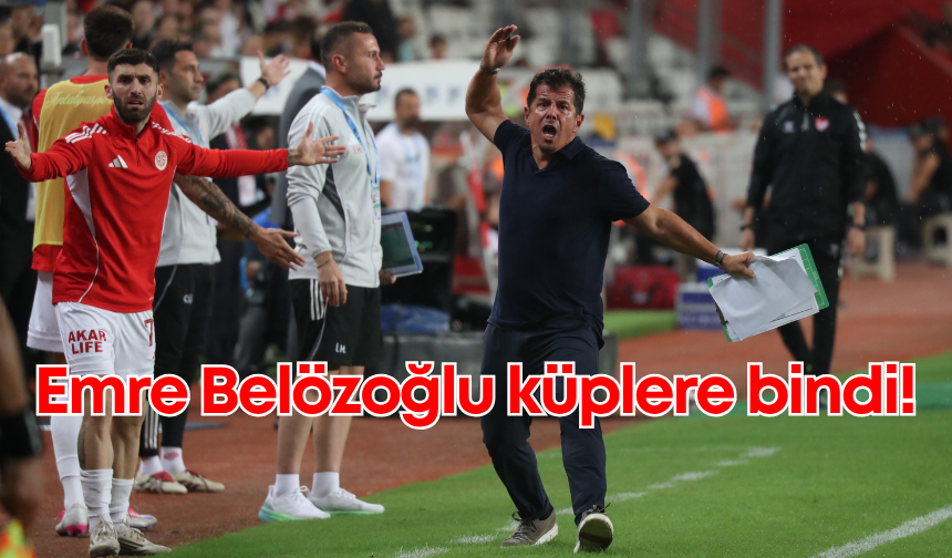 Antalya’da Rize hezimeti: Emre Belözoğlu küplere bindi!