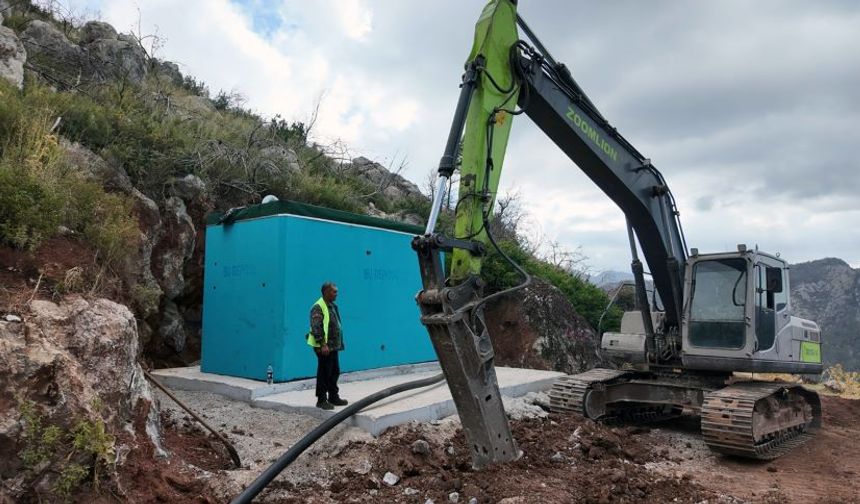 Marmaris Orhaniye'de 10 yıllık tuzlu su sorunu sona eriyor