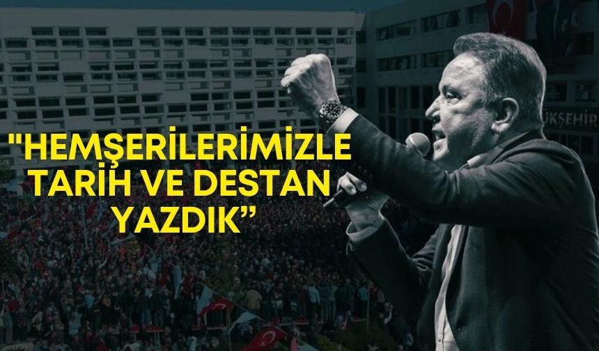 Muhittin Böcek’ten vefa örneği: "Hemşerilerimizle tarih ve destan yazdık”