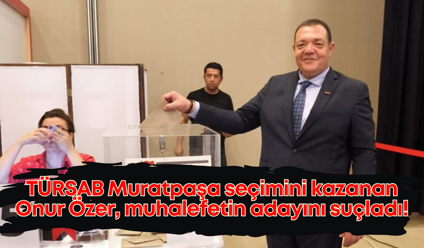 Olaylı geçen TÜRSAB Muratpaşa seçimini kazanan Onur Özer, muhalefetin adayını suçladı!