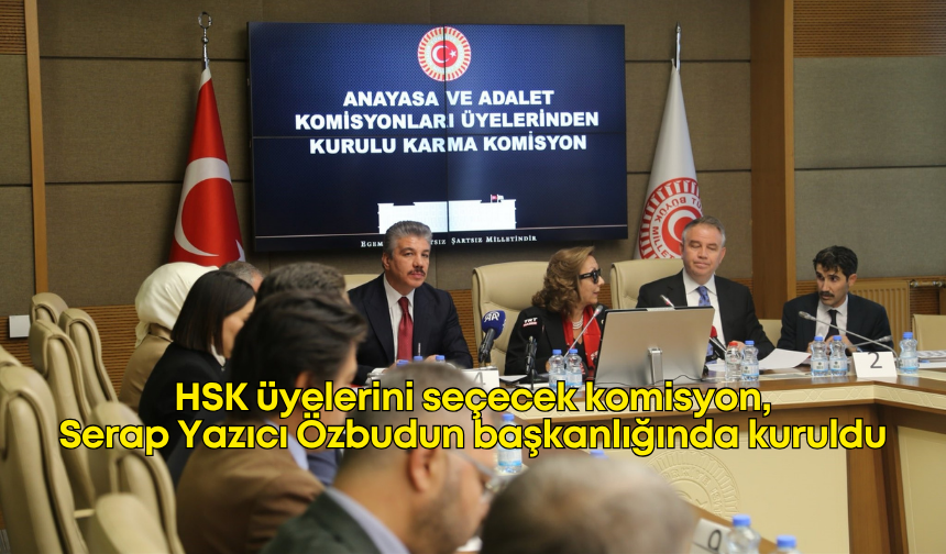 HSK üyelerini seçecek komisyon, Serap Yazıcı Özbudun başkanlığında kuruldu