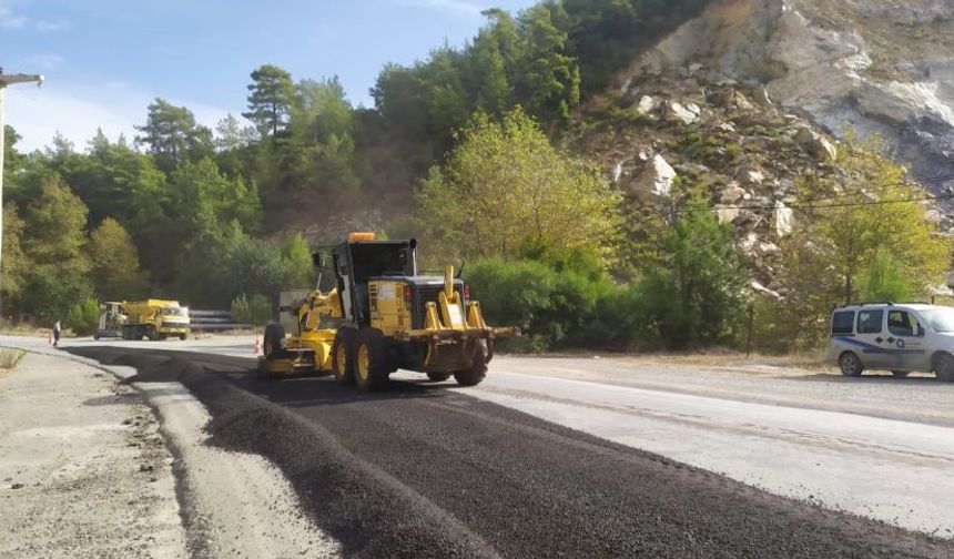 Alanya’nın kırsaldaki yolları yenileniyor