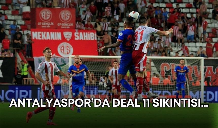 Antalyaspor, Göztepe’yi ağırlıyor! İdeal 11 sıkıntısı…