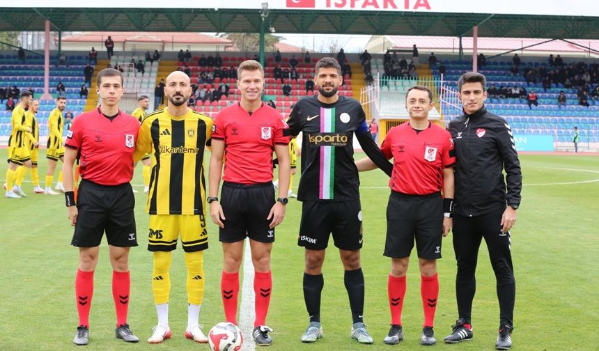Aliağa FK, Isparta deplasmanından 1 puanla döndü
