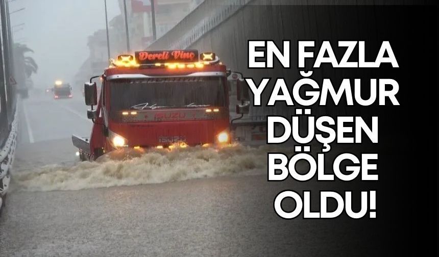 Alanya’da sağanak esareti! Ne kadar yağmur düştüğü belli oldu