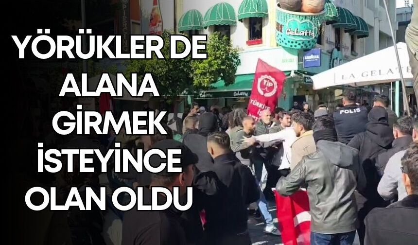 "Geçinemiyoruz" mitinginde gerilim! Yörükler de alana girmek isteyince olan oldu