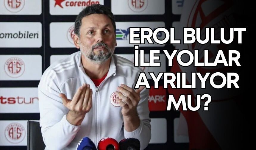 Antalyaspor’da Erol Bulut tartışması! Tablo istikrarsız