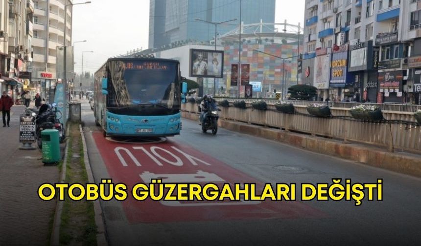Kepez’de yol çalışmalarından dolayı otobüs güzergahları değişti