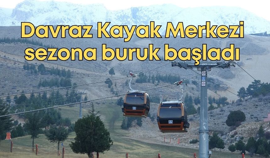 Davraz Kayak Merkezi sezona buruk başladı: Kar yok, pistler kapalı