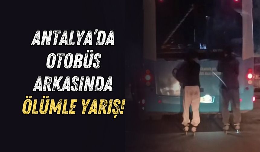 Antalya’da paten inadı çileden çıkardı!