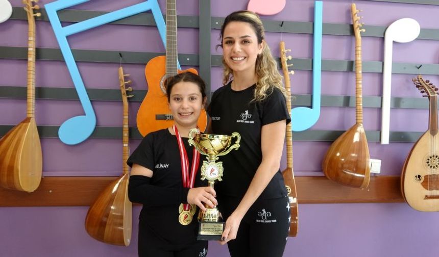 Henüz 10 yaşında 4 kez Türkiye şampiyonu oldu