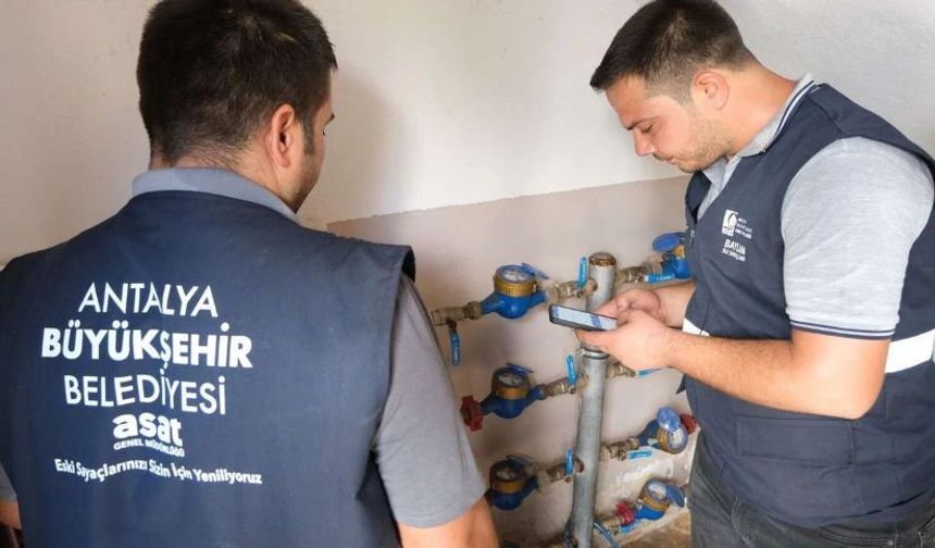Antalya’da 940 milyon TL’lik sayaç yenileme seferberliği başlatıldı